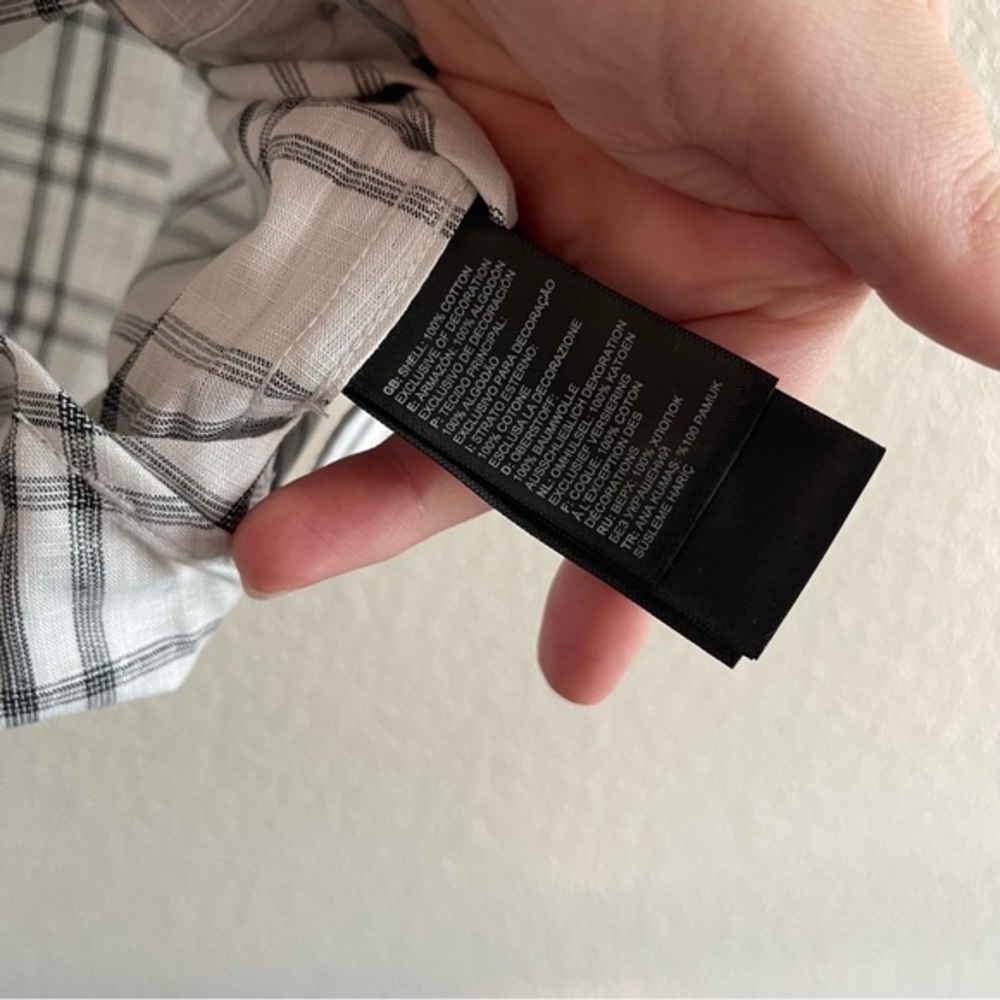 NWT The North Face Hammetts Shirt II Tin Grey Check Plaid Button Down Mens Large - Picture 11 of 12